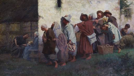 Willy Spatz, Gang der Hirten zur Heiligen Familie, 1892, Kunstpalast, Düsseldorf, Inv-Nr. M 509…
